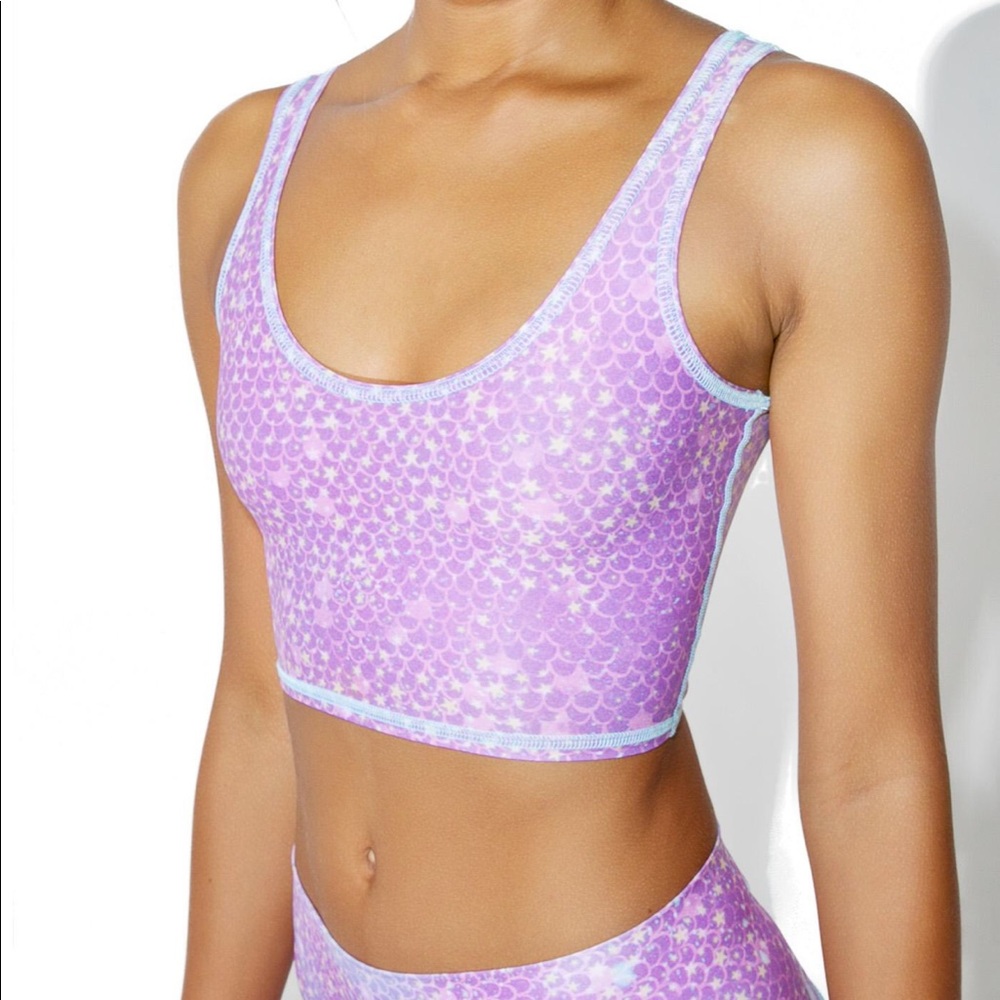 New w / tags Teeki mermaid purple lover tank